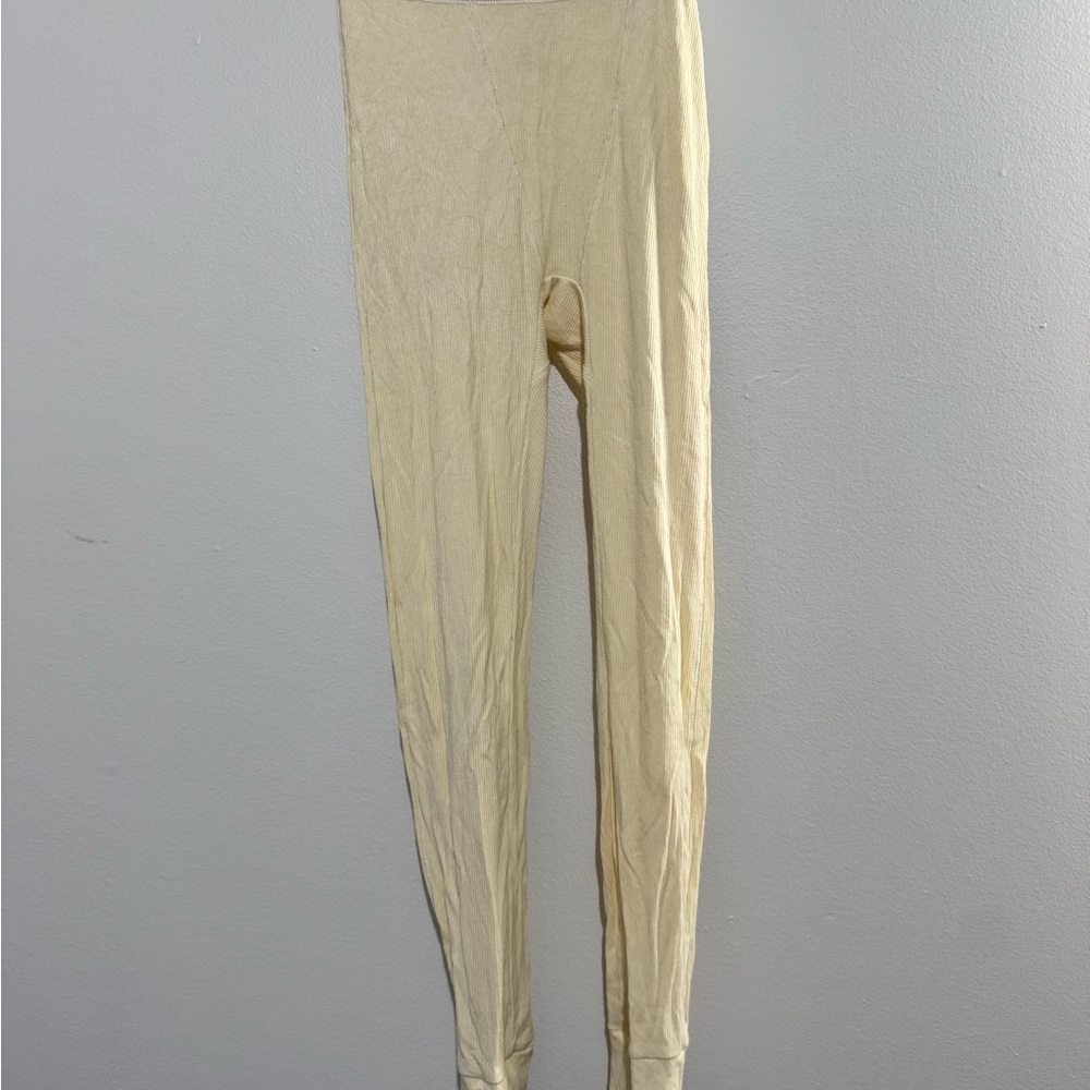 SKIMS Pointelle Ribbed Jogger Legging Base layer long underwear size xs